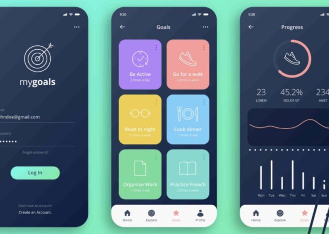 From wireframes to prototypes: the process of designing the explained application